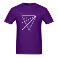 'Always Choose Love' Unisex Classic T-Shirt-Dark Colors - purple