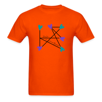 'Lots of Love & Universal Blessings' Unisex Classic T-Shirt-Light Colors - orange
