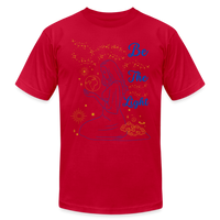 'Be The Light' T-Shirt by Bella + Canvas - red