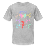 'Fearless' T-Shirt by Bella + Canvas - heather gray
